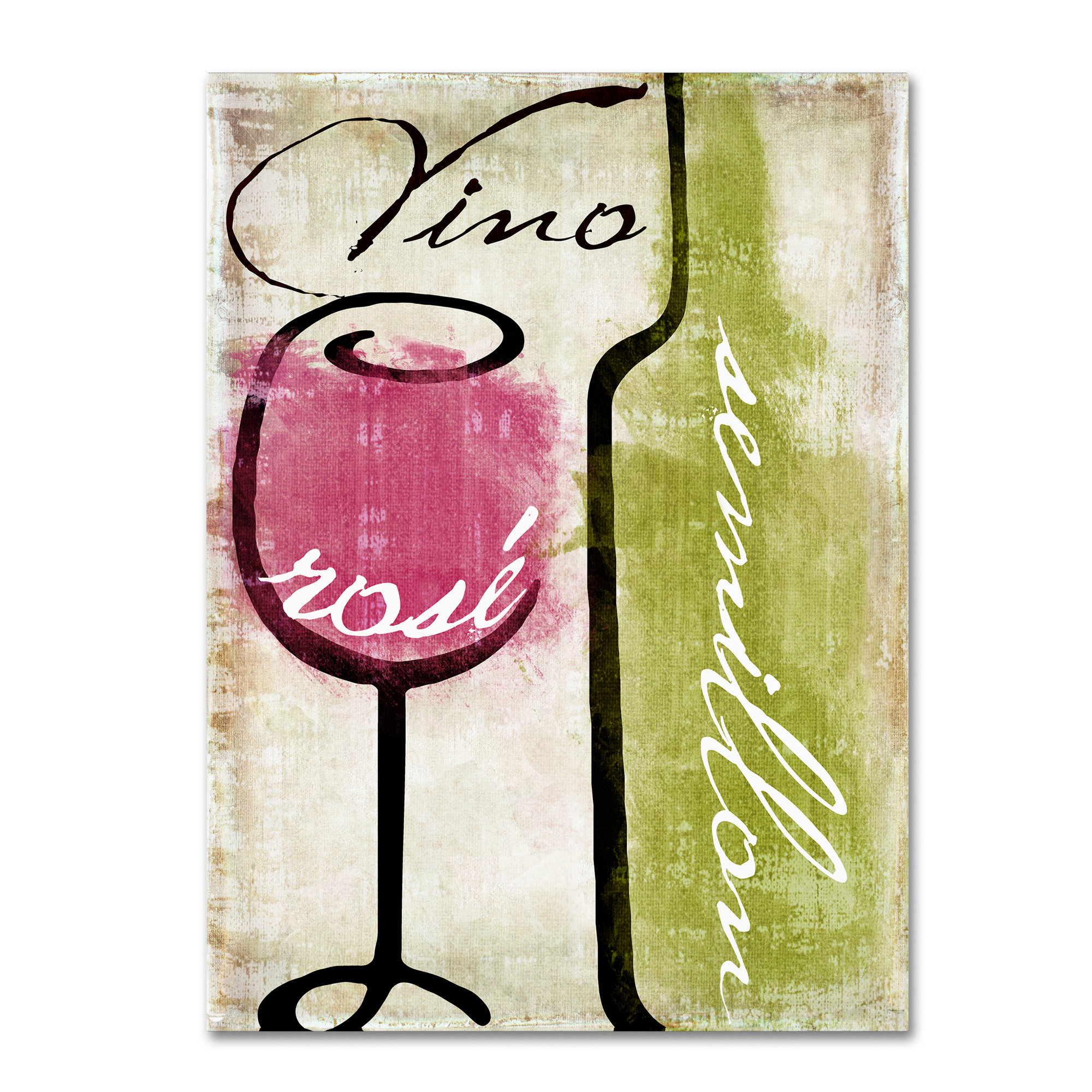 Trademark Fine Art 'Wine Tasting IV' by Color Bakery Graphic Art on